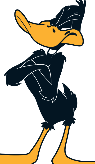 Him In The Photo Below - Daffy Duck No Background (401x691)