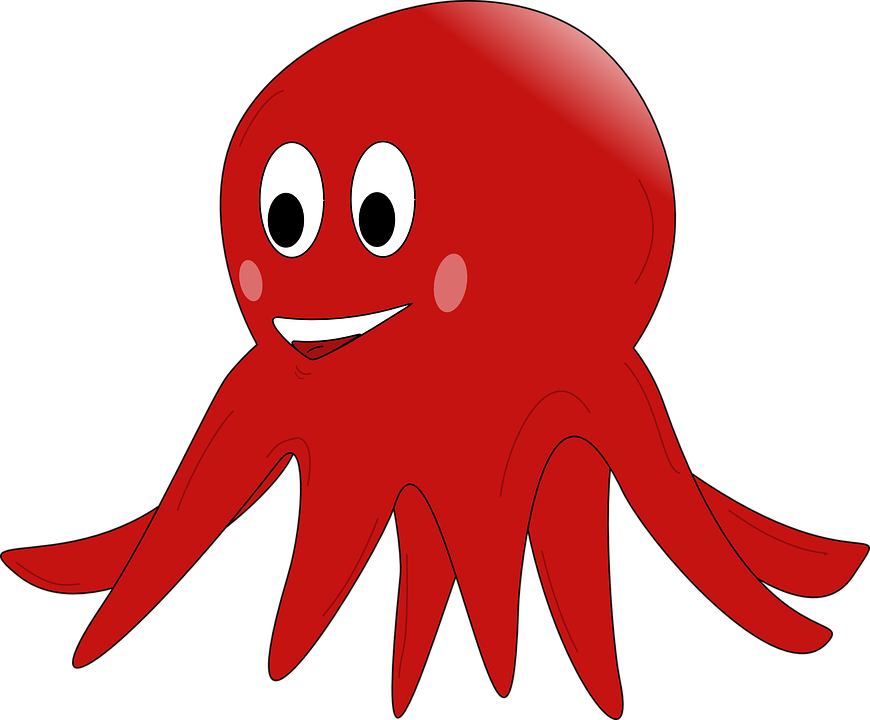 Cuttlefish Cliparts 13, Buy Clip Art - Gambar Animasi Cumi Cumi (870x720)