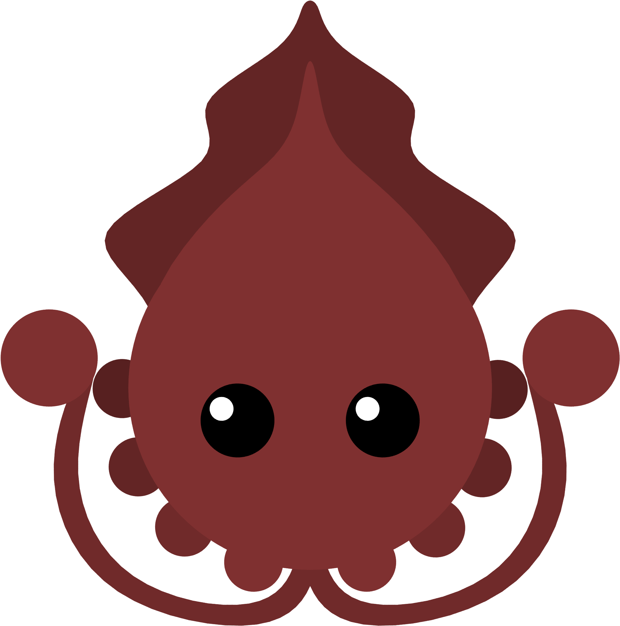 Just Art) Giant Squid Mopeio - Mope Io Giant Squid (2000x2234)