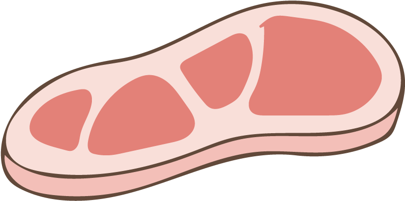 Pork Loin - Illustration (842x842)