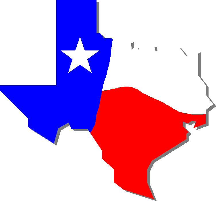 Free Teamwork Clipart - Texas Flag No Background (752x701)