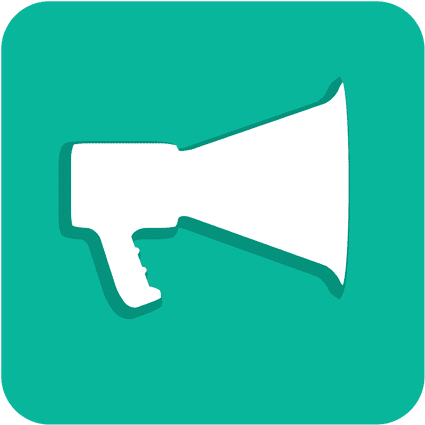 Megaphone Sign With Background Transparent Png - Megaphone Sign With Background Transparent Png (512x512)