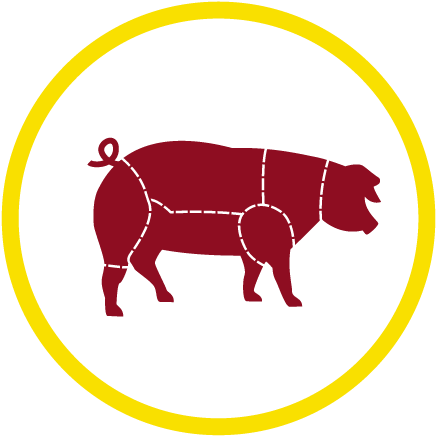 Pork - Grunge Restaurant Logo (477x471)