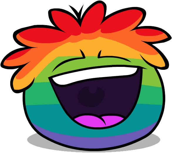 12) Bring A Desk On An Elevator - Club Penguin Puffles Gif (586x524)