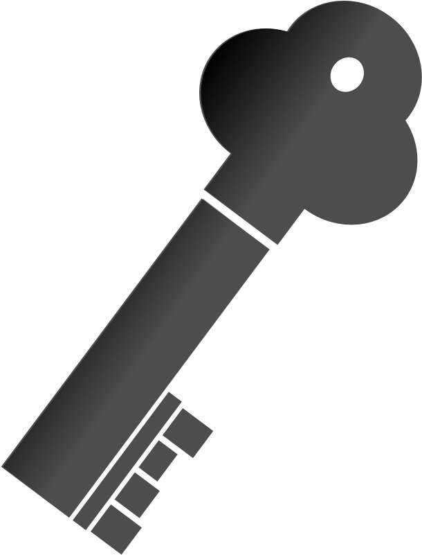 Skeleton Key Clipart Outline - Black And White Clipart Open House Keys (800x800)