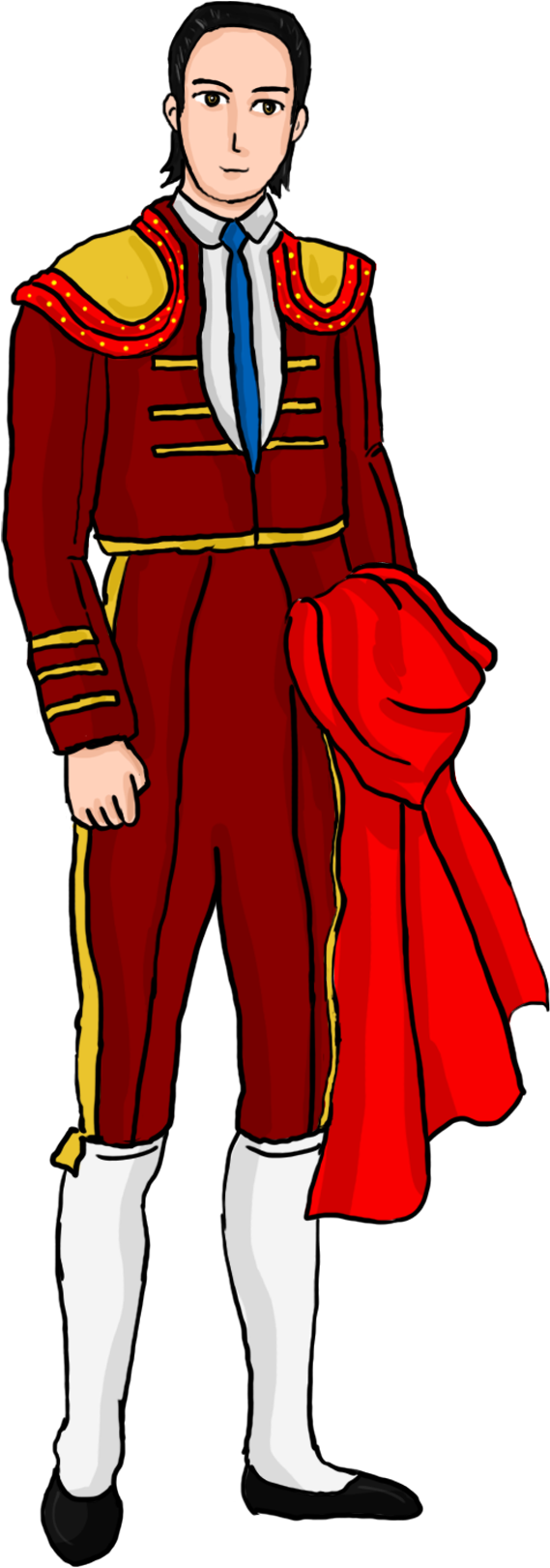 Spanish Man Clipart - Matador Clipart (1350x1800)