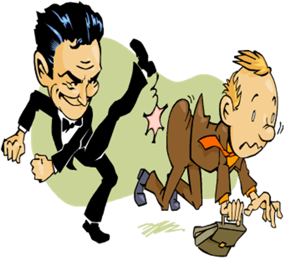 It's Almost Over I Can See The Light At The End Of - Kicked In The Butt (622x397)