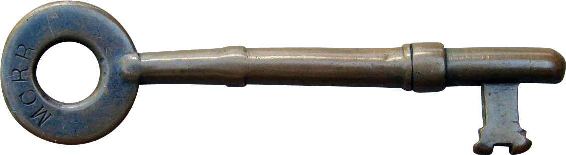 Antique Brass Mcrr Railroad Coach Or Caboose Key - Tool (1135x1135)