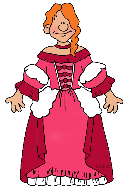 Colonial America Clip Art By Phillip Martin - Clipart Colonial America (436x648)