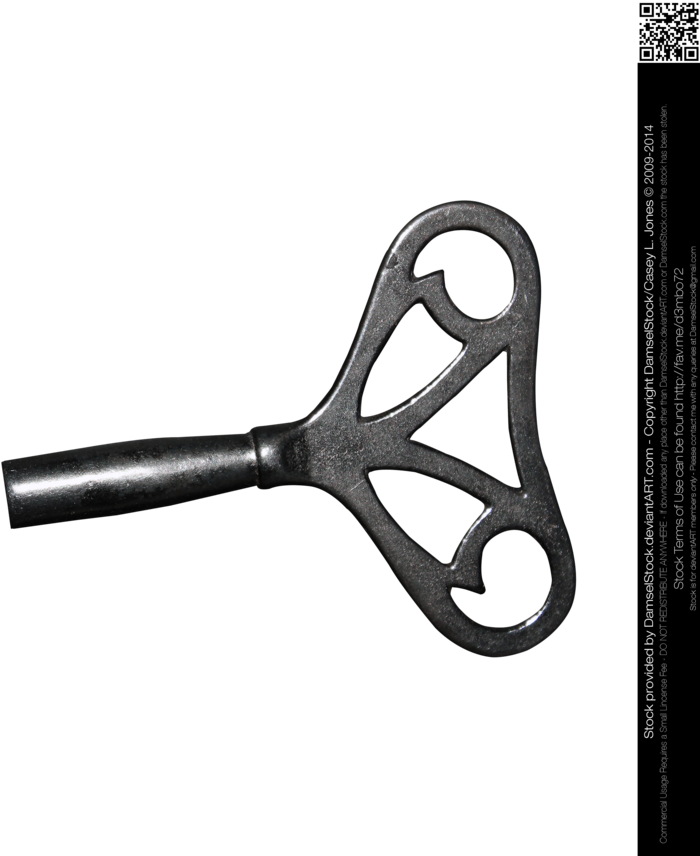 Key Clipart Steampunk - Steampunk Wind Up Key (800x855)
