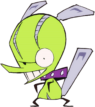 He Also Has A Handful Of Guns And An Unkillable Zipper - Panty & Stocking With Garterbelt Chuck (410x400)