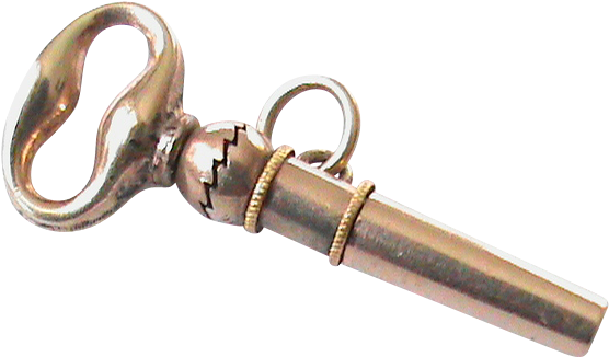 Antique Victorian Part 9k Gold Ratchet Watch Key - Antique (555x555)