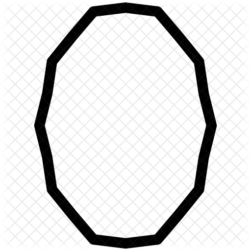 Oval Frame Icon - Icon (512x512)