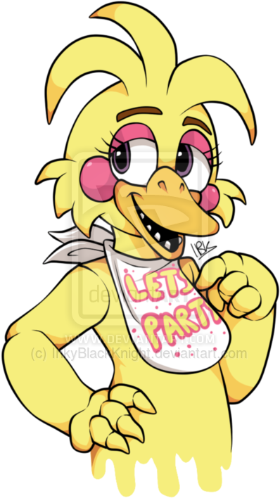 Chickadee By Inkyblackknight On Deviantart - Five Nights At Freddy's Tegninger Af Cika (400x720)