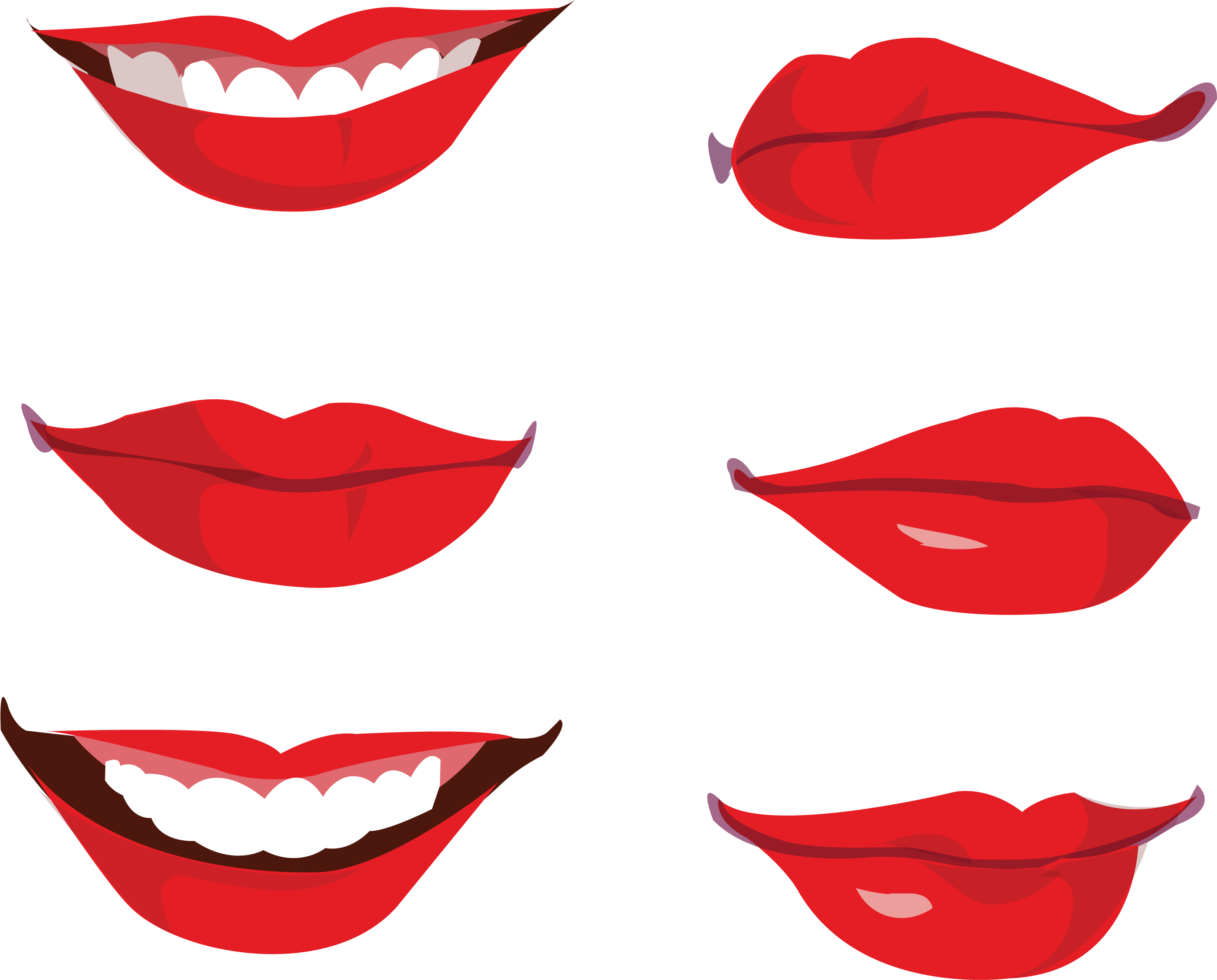 Bodypart36 - - Smile Lips Vector Png (2825x2300)