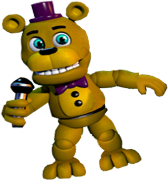 Foxy 1 Fnaf World - Fredbear And Spring Bonnie Fnaf World (400x363)