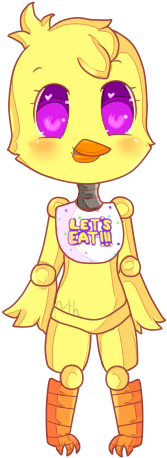 Five Nights At Freddy's Chica - Chica Five Nights At Freddy's Chibi (301x536)