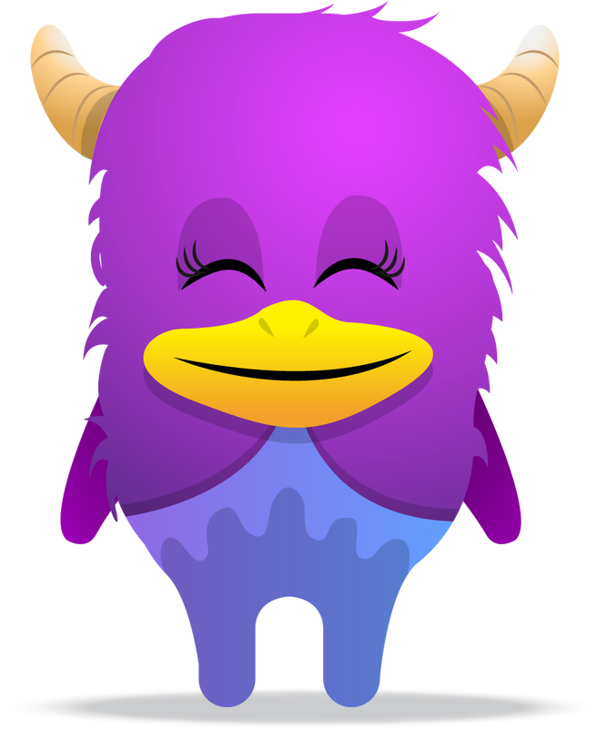 Class Dojo Purple Monsters (830x1000)