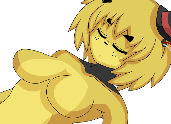 Fnia 2 Golden Freddy Teaser By Mairusu Paua-d9xhhe8 - Five Nights In Anime Golden Freddy (550x400)