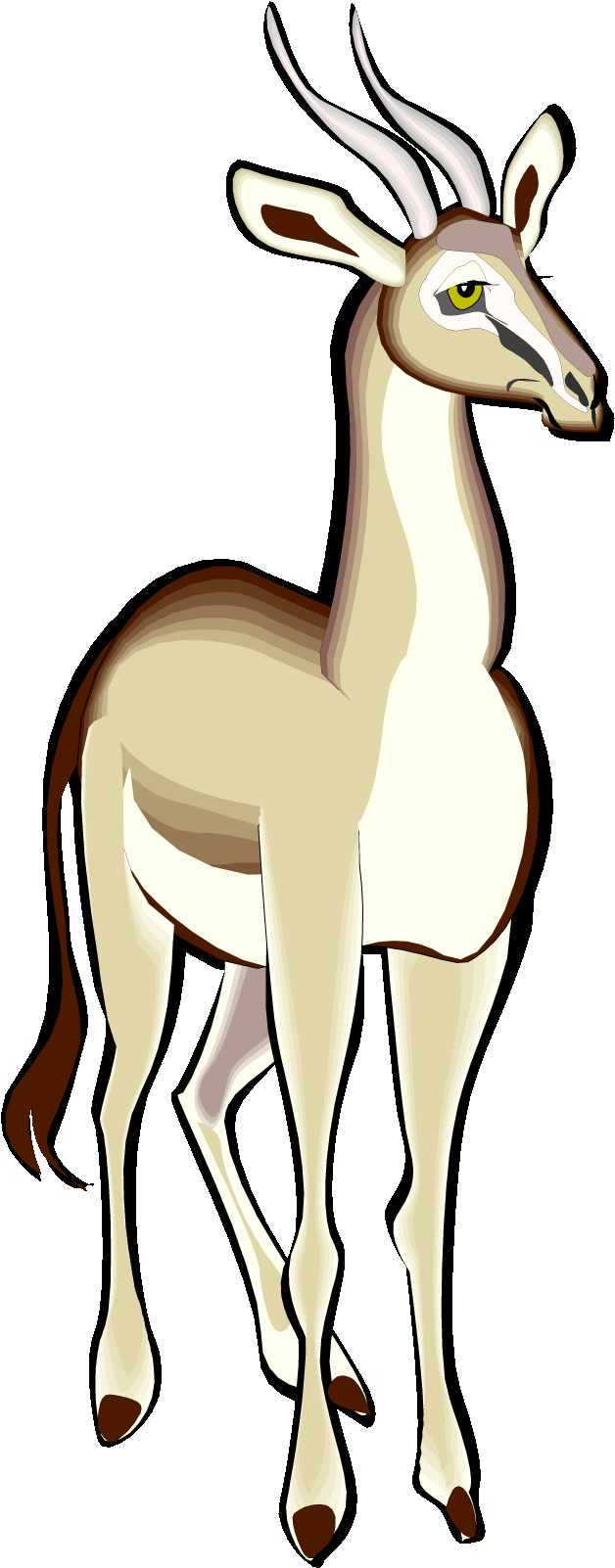 Illustration By Vector Tradition 85kb - Deer (750x1665)