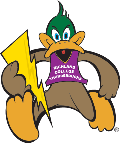 College Duck Mascot - Richland Community College Mascot (420x500)