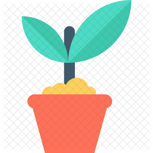 Plant Pot Icon - Flowerpot (512x512)