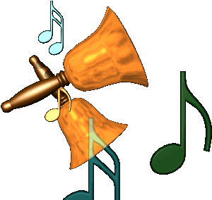 Church Bell Ringing Clip Art - Musical Instrument Animated Gif (350x350)