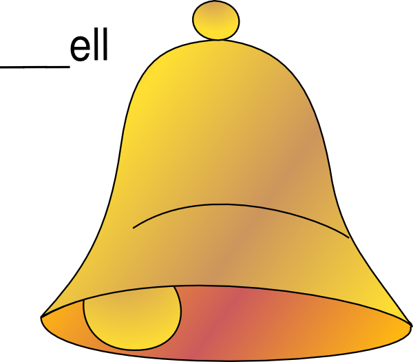 Christmas Bell Clip Art - Clipart Bell (600x526)