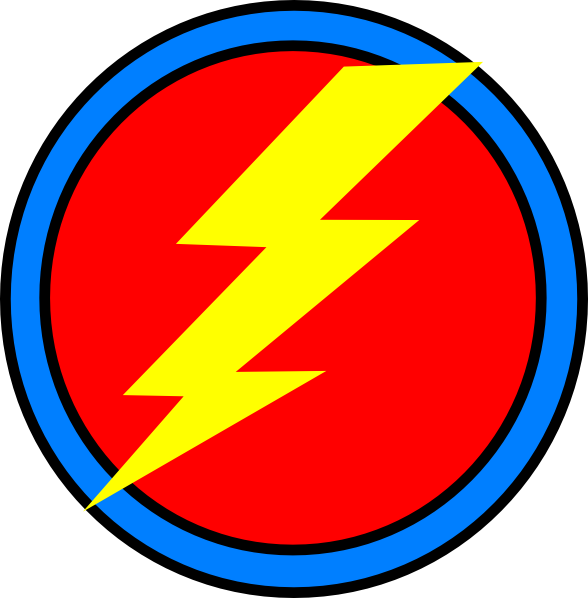 Lightning Emblem Svg Clip Arts 588 X 598 Px - Lightning Bolt Last Minute Halloween Costume (588x598)