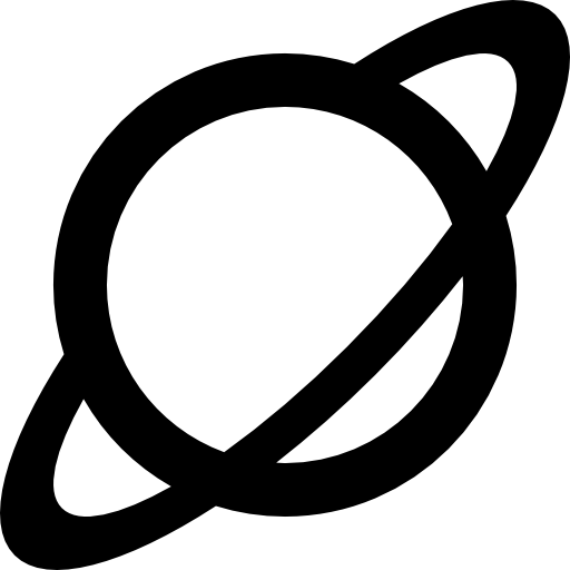 Saturn Free Icon - Saturn Shape (512x512)