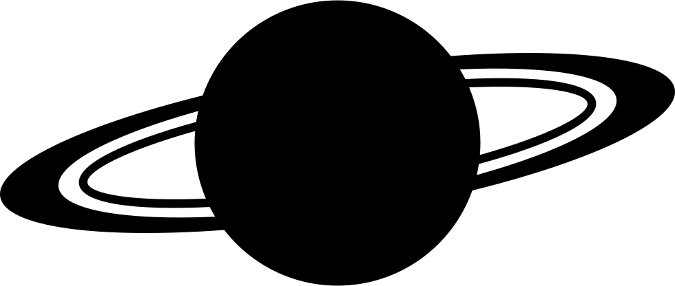 Saturn Comments - Saturn Silhouette Png (980x416)