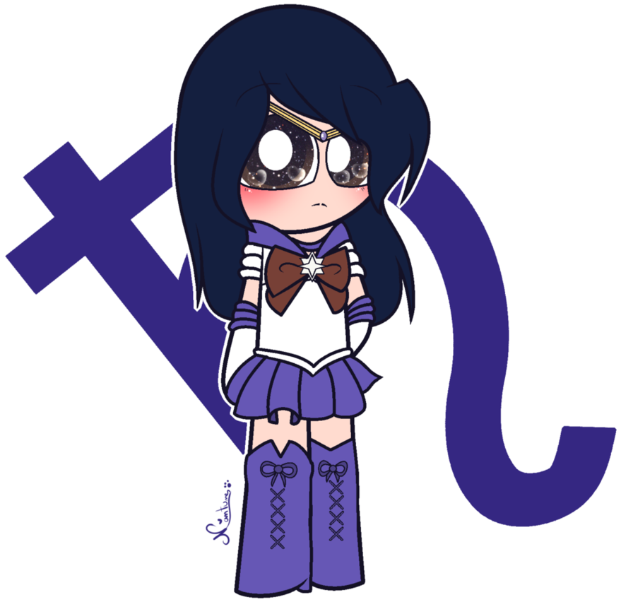 Kim Cosplaying As Sailor Saturn By Nini-the - Sailor Saturn (908x880)