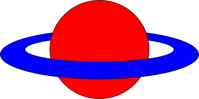 Result - Planet With Rings Drawing (682x342)