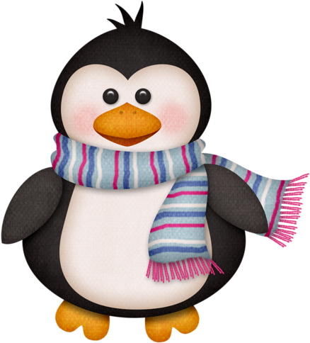 Stuffed Animal Clipart Penguin - Dibujo Animales Invierno (500x500)