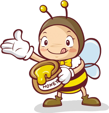 Awesome Jungle Animals Clipart Honey Bees Cartoon Animal - Bee Honey Clipart (400x400)