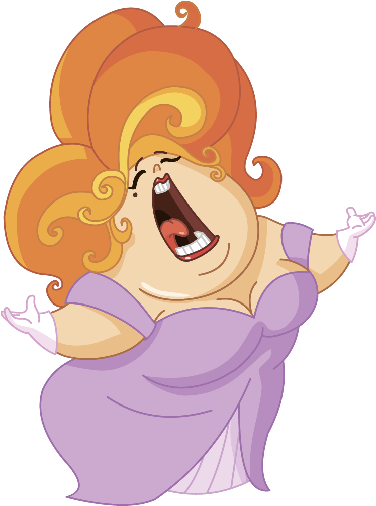 Soprano Cartoon Royalty-free Opera Singer - Ain T Over Till The Fat Lady Sings (839x1095)