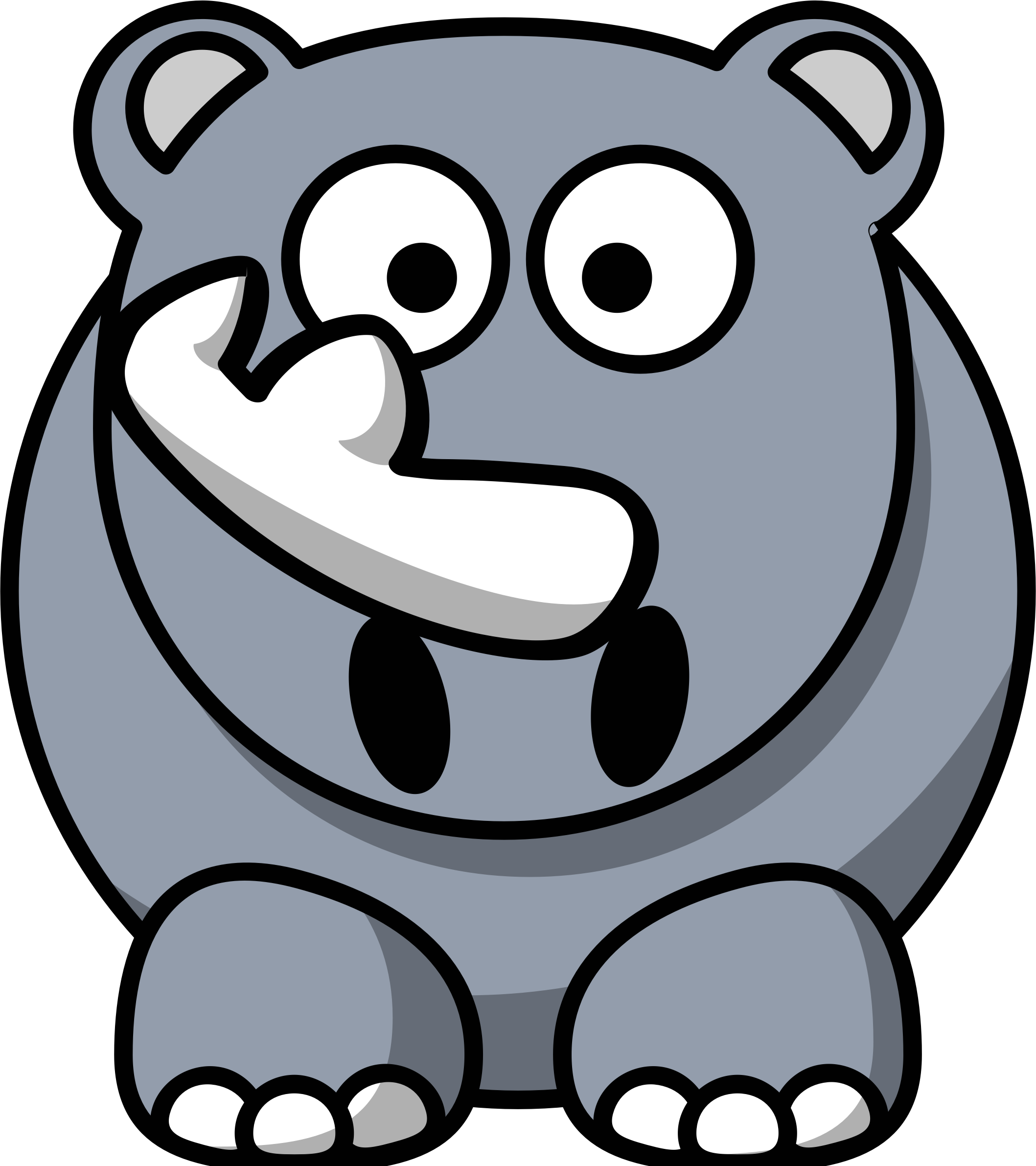Big Image - Cute Animal Cartoon Png (2117x2382)