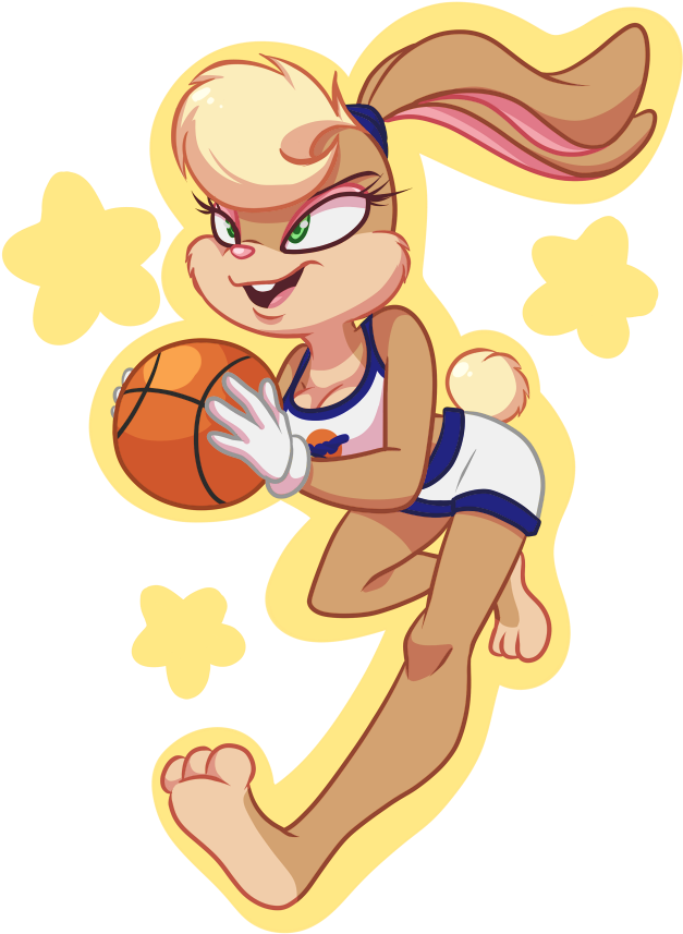 Download and share clipart about Lola Bunny Bugs Bunny Basketball Rabbit Cl...