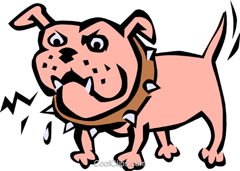 Junkyard Dog Royalty Free Vector Clip Art Illustration - Clip Art (480x342)