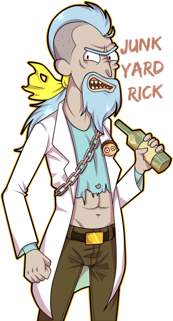 Junk Yard Rick By Booigi-boi - Animated Film (702x1139)
