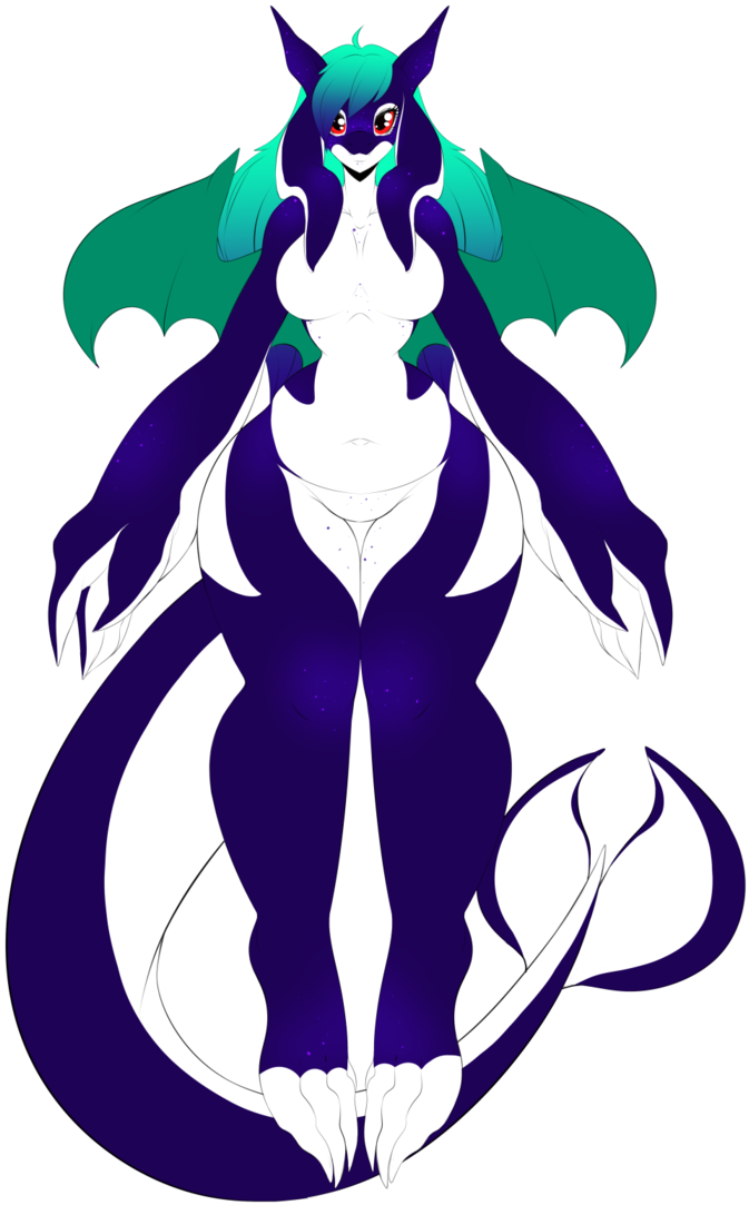 Aqua Dovah By Omizwolfgoddess - Monster Girl Yandere (700x1142)