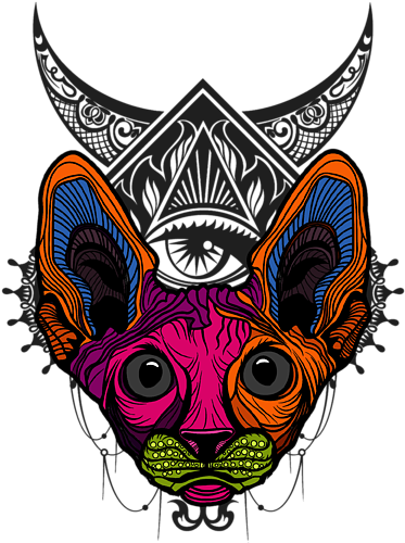 Bleed Area May Not Be Visible - Wall Decal Vinyl Sticker Decals Hamsa Hand Wall Sticker (600x509)