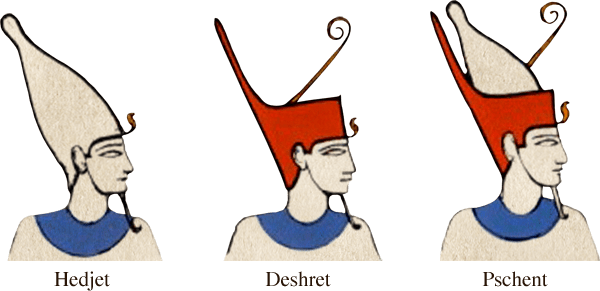 Image Result For The Deshret Crown - Pschent (600x291)
