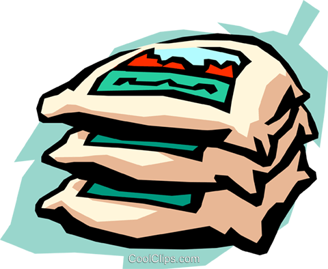 Grass Seed Royalty Free Vector Clip Art Illustration - Fertilizer Clip Art (480x394)