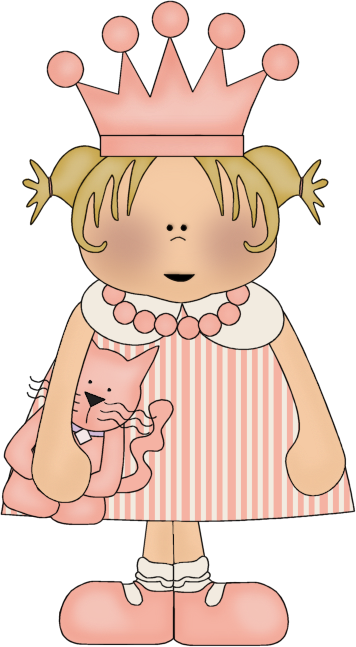 Country Girl Princess Clip Art - Princess Clipart (356x647)