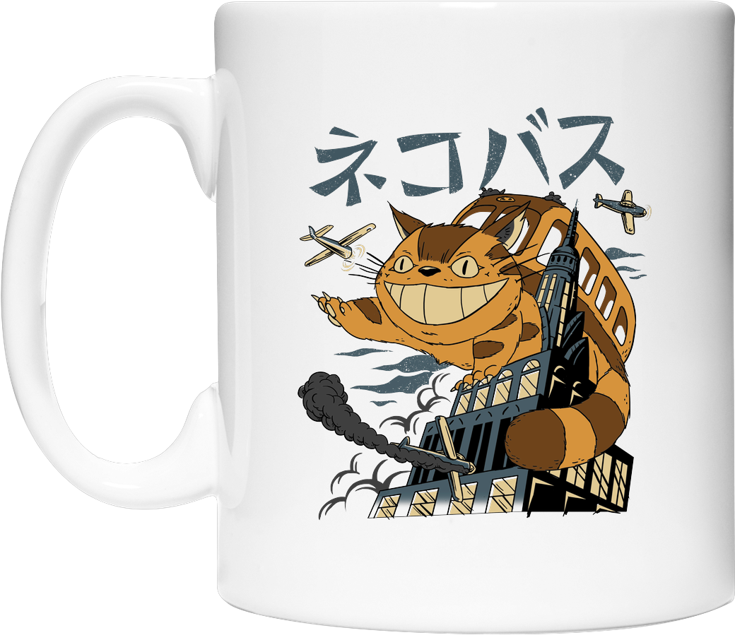 Vincent Trinidad Cat Bus Kong Sonstiges Coffee Mug - Vincent Trinidad Cat Bus Kong Sonstiges Coffee Mug (1044x1044)