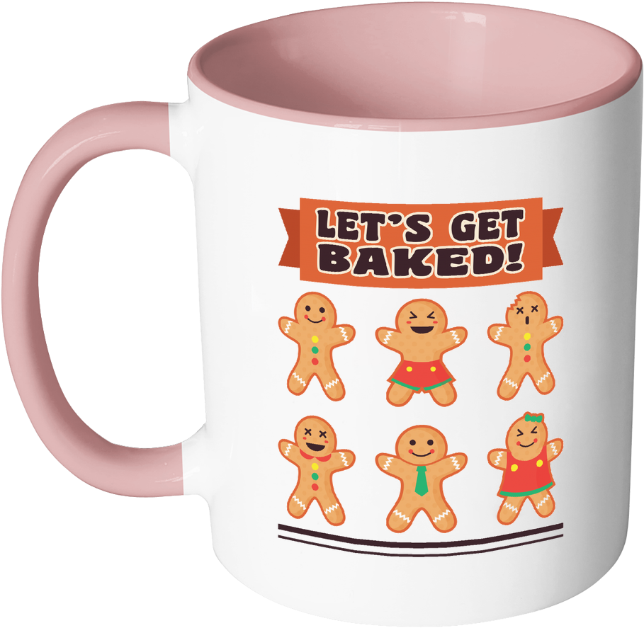 Let's Get Baked Ugly Christmas Sweater 11oz Accent - Coffee Cup (1024x1024)