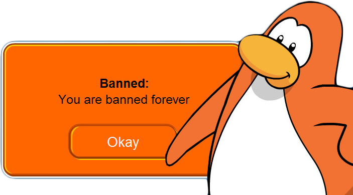 Transparent Blg Dark Blg **source - You Are Banned Forever Club Penguin (708x400)