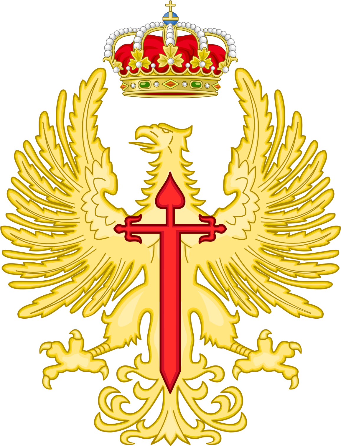 Spanish Military Courts - Spanish Army Symbol (1200x1537)