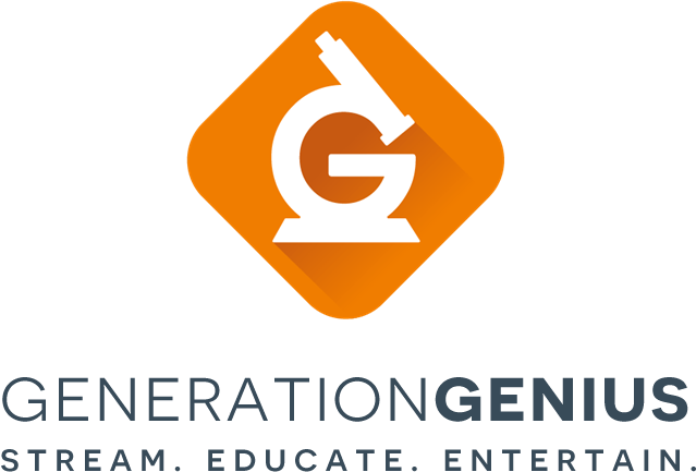 Generation Genius Logo With Dark Text And Transparency - Homeschooling (639x433)